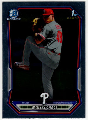 Moises Chace 2026 Bowman Chrome 1st Bowman Prospect Card #BCP-36