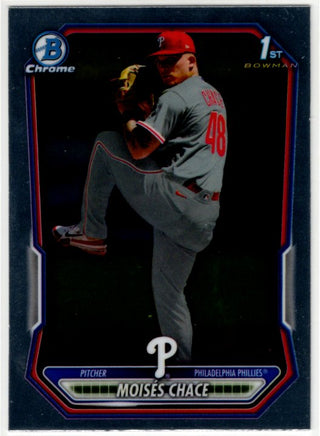 Moises Chace 2026 Bowman Chrome 1st Bowman Prospect Card #BCP-36