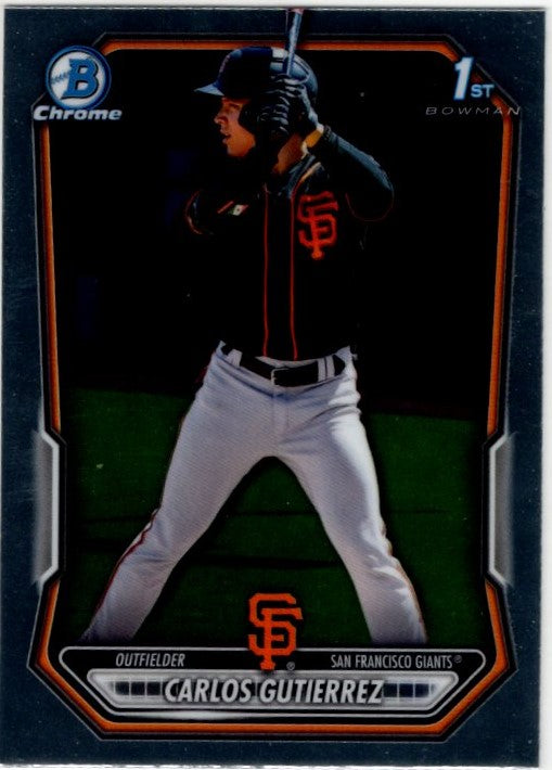 Carlos Gutierrez 2026 Bowman Chrome Prospect Card #BCP-14