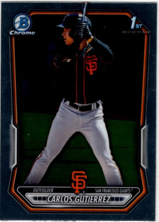 Carlos Gutierrez 2026 Bowman Chrome Prospect Card #BCP-14