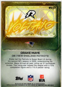 Drake Maye 2025 Topps Resurgence Voltaic Card # VT-17