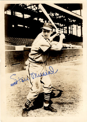 Stan Musial 5x7 Autograph Photo