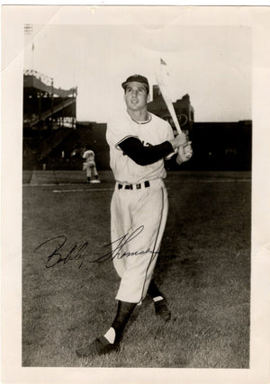 Bobby Thomas Baseball Autographed Photo 7x5 Damage