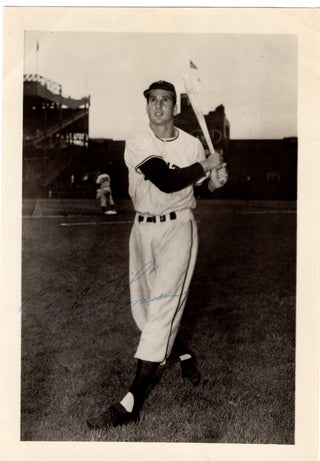 Bobby Thomas Baseball Autographed Photo 7x5 Signature Faded Signed with Blue Ball Point Pen