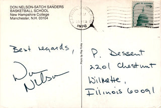 John Havlicek Photo Card 1976 Best Regards to Don Nelson