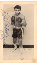 Willie Taylor Autograph Post Card Sign with pen