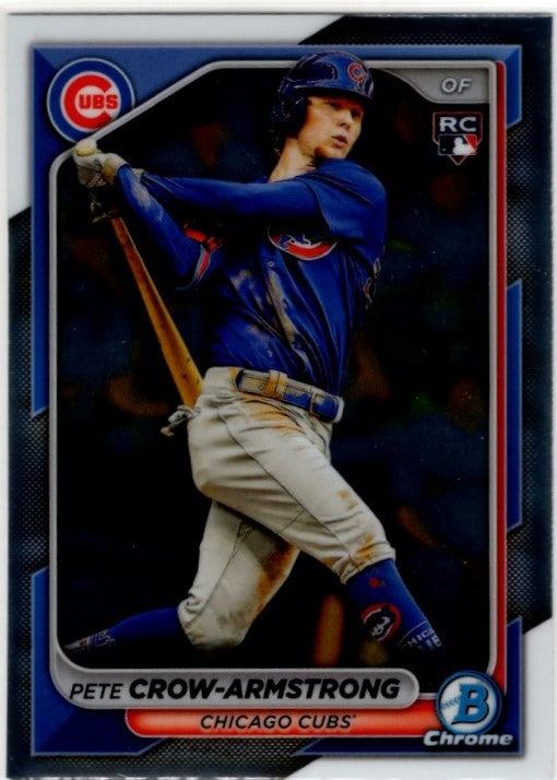 Pete Crow-Armstrong 2024 Bowman Chrome RC Card #45