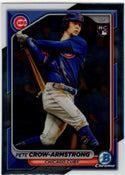 Pete Crow-Armstrong 2024 Bowman Chrome RC Card #45