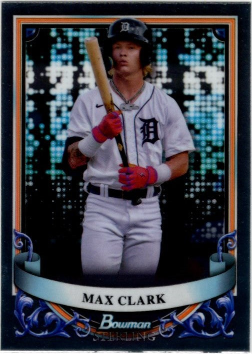 Max Clark 2024 Bowman Sterling Prospect Card #BSP-18