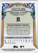 Max Clark 2024 Bowman Sterling Prospect Card #BSP-18