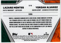 Lazaro Montes & Yordan Alvarez 2024 Bowman Chrome International Impact Card #11-14