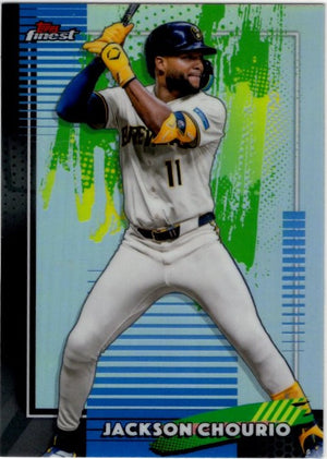 Jackson Chourio 2026 Topps Finest Common Refractor Card #66