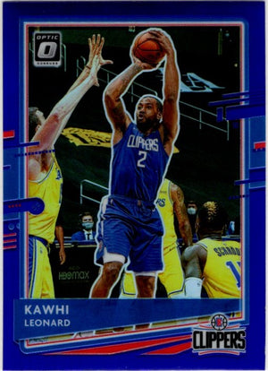 Kawhi Leonard 2020-21 Panini Donruss Optic Purple Prizm Card #125