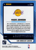 Magic Johnson 2024-25 Panini Donruss Optic Legends Blue Velocity Prizm Card #239