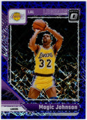 Magic Johnson 2024-25 Panini Donruss Optic Legends Blue Velocity Prizm Card #239
