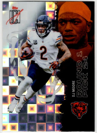 DJ Moore 2025 Topps Signature Class Pandora Chrome Card #67