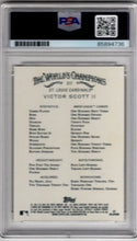 Victor Scott II 2024 Topps Autographed Card #217 PSA/DNA Certified