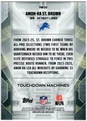 Amon-Ra St. Browns 2026 Topps Touchdown Machines Card# TM-23 012/150