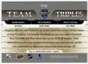 Quinn Hughes/ Mitch Marner/ Brady Tkachuk 2020-21 Upper Deck Team Triples Card #TT-R1