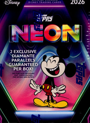 Topps Neon 2026 Disney Blaster Box