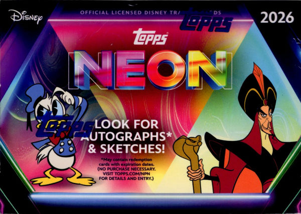 Topps Neon 2026 Disney Blaster Box