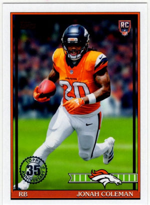 Jonah Coleman 2026 Topps RC Card #91TR-12
