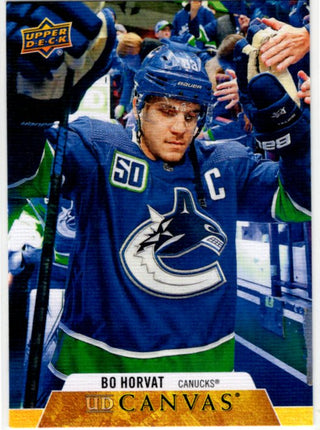 Bo Horvat 2020-21 Upper Deck Series 1 UD Canvas Card #C78