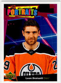 Leon Draisaitl 2020-21 Upper Deck Series 1 UD Portraits Card #P-21