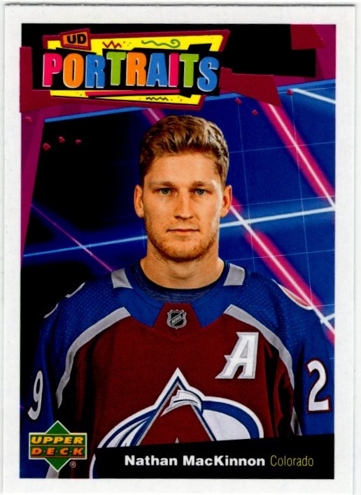 Nathan MacKinnon 2020-21 Upper Deck Series 1 UD Portraits Card #P-12