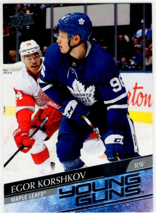 Egor Korshkov 2020-21 Upper Deck Series 1 Young Guns Card #219