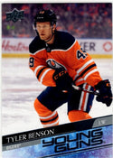 Tyler Benson 2020-21 Upper Deck Series 1 Young Guns Card #218