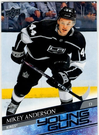Mikey Anderson 2020-21 Upper Deck Series 1 Young Guns Card #233