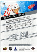 Gustav Lindstrom 2020-21 Upper Deck Series 1 Young Guns Card #220