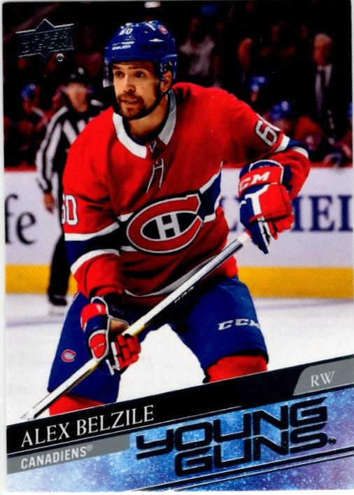 Alex Belzile 2020-21 Upper Deck Series 1 Young Guns Card #230