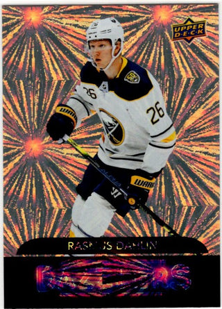 Rasmus Dahlin 2020-21 Upper Deck Series 1 Dazzlers Orange Card #DZ-6