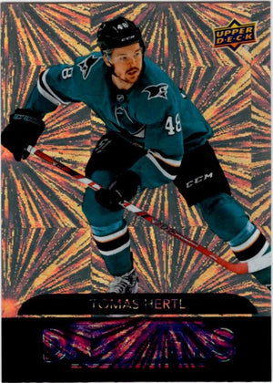 Thomas Hertl 2020-21 Upper Deck Series 1 Dazzlers Orange Card #DZ-35