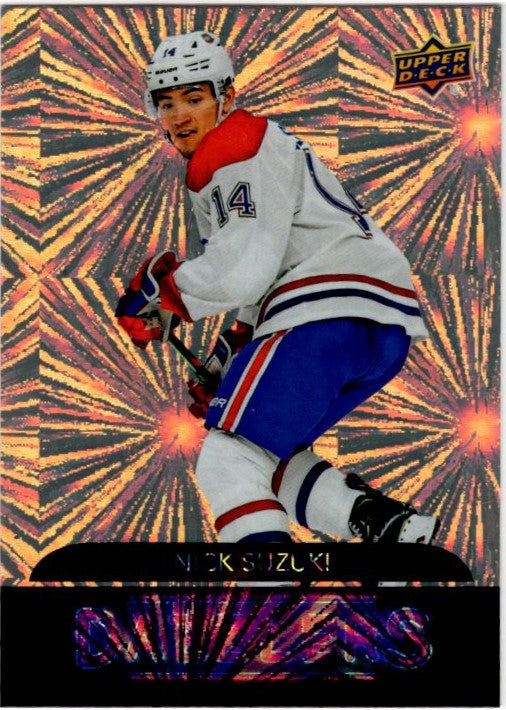 Nick Suzuki 2020-21 Upper Deck Series 1 Dazzlers Orange Card #DZ-25