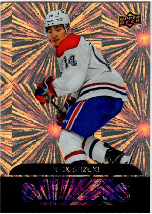 Nick Suzuki 2020-21 Upper Deck Series 1 Dazzlers Orange Card #DZ-25