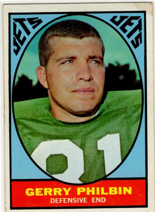 Gerry Philbin 1967 Topps Card #99