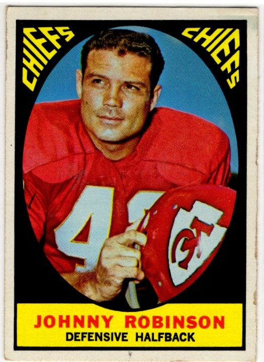 Johnny Robinson 1967 Topps Card #65