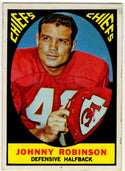Johnny Robinson 1967 Topps Card #65