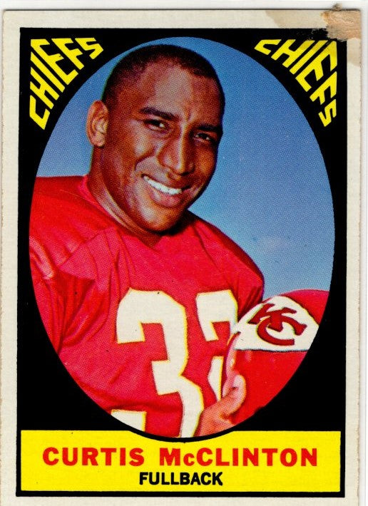 Curtis McClinton 1967 Topps Card #64