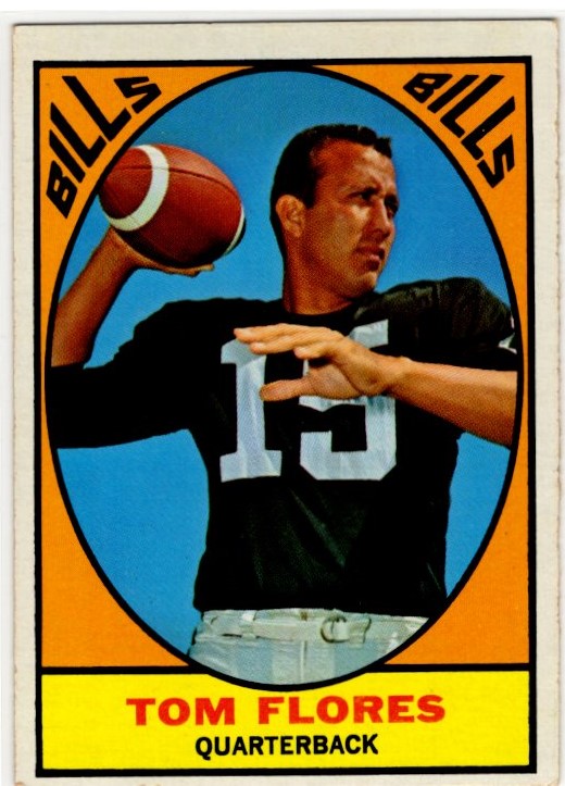 Tom Flores 1967 Topps Card #16