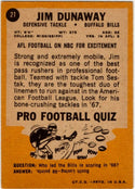 Jim Dunaway 1967 Topps Card #21