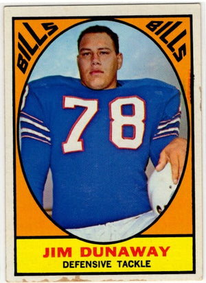 Jim Dunaway 1967 Topps Card #21