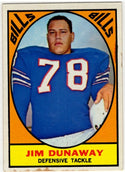 Jim Dunaway 1967 Topps Card #21