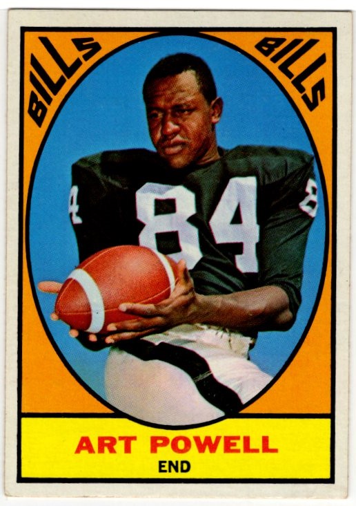 Art Powell 1967 Topps Card #17