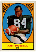 Art Powell 1967 Topps Card #17