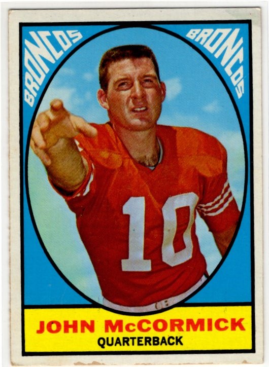 John McCormick 1967 Topps Card #31
