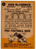 John McCormick 1967 Topps Card #31